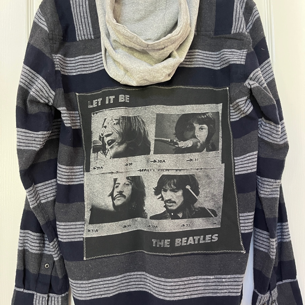 Beatles Concert Flannel Hoodie